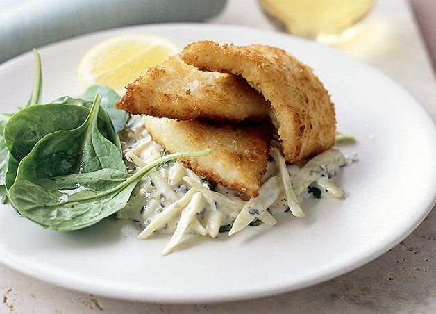 Whiting Fillets in Parmesan